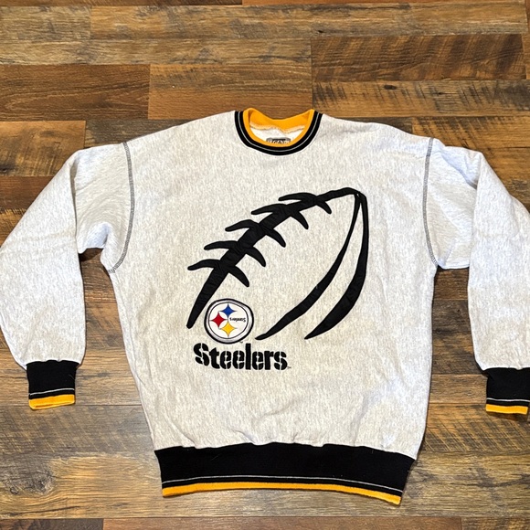 Vintage Steelers 90s sweatshirt with Mistake - Picture 1 of 4